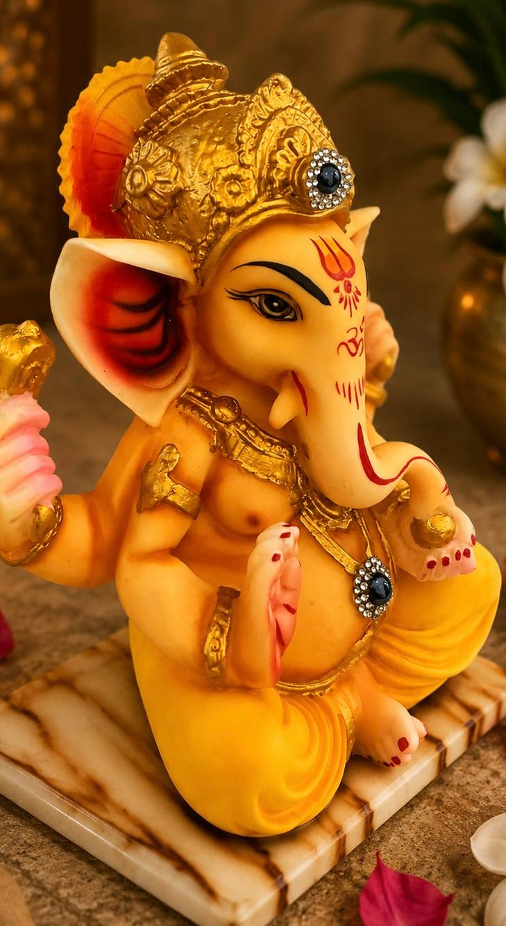 Resin Ganesha 10 Inch 6
