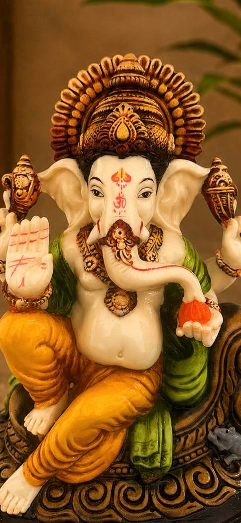 Resin Ganesha 11 Inch 4