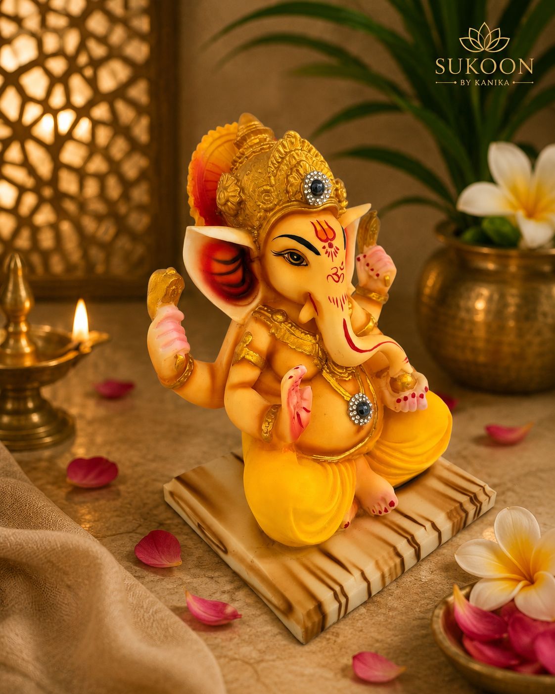 Resin Ganesha 10 Inch 3
