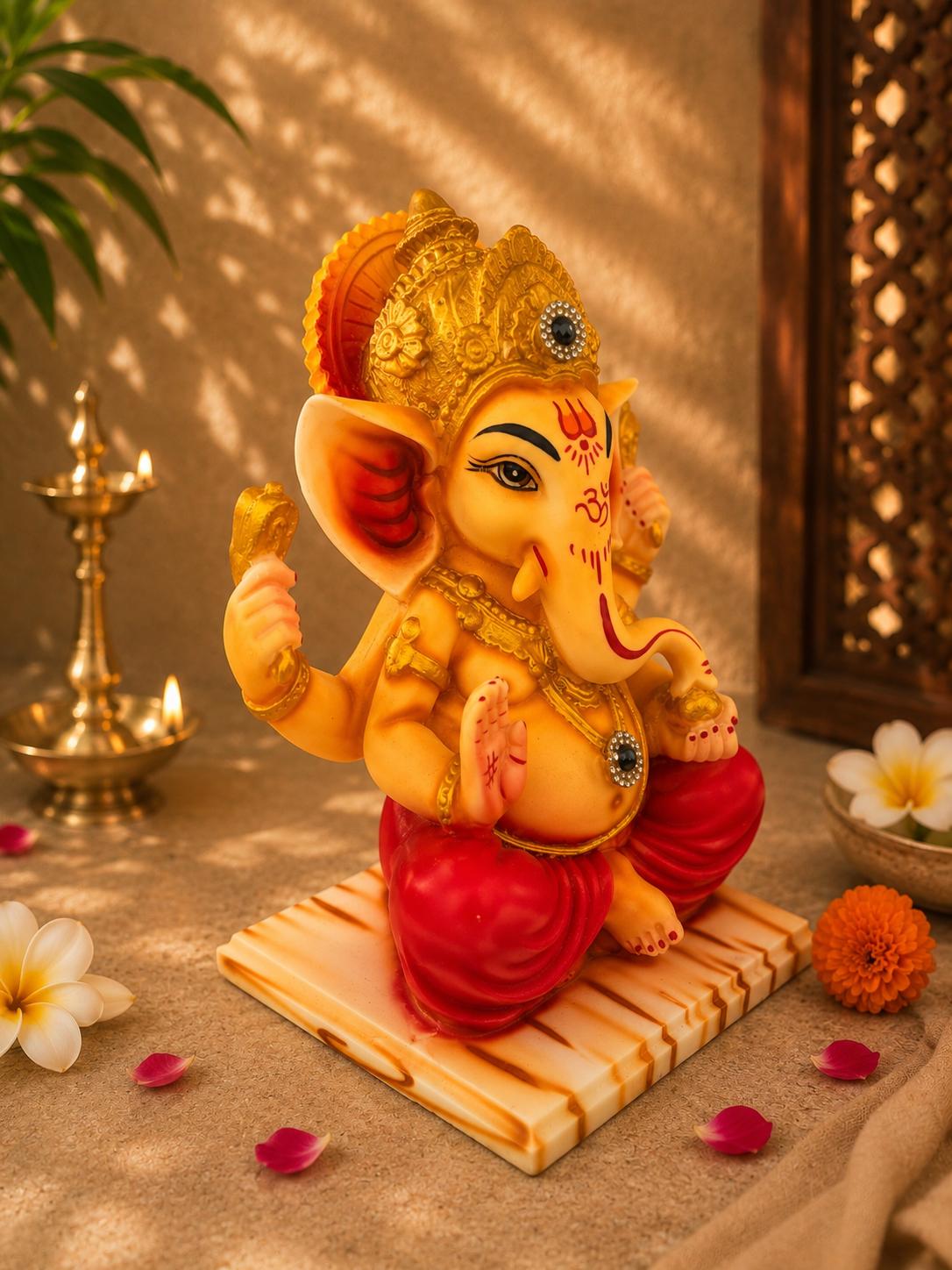Resin Ganesha 10 Inch 7