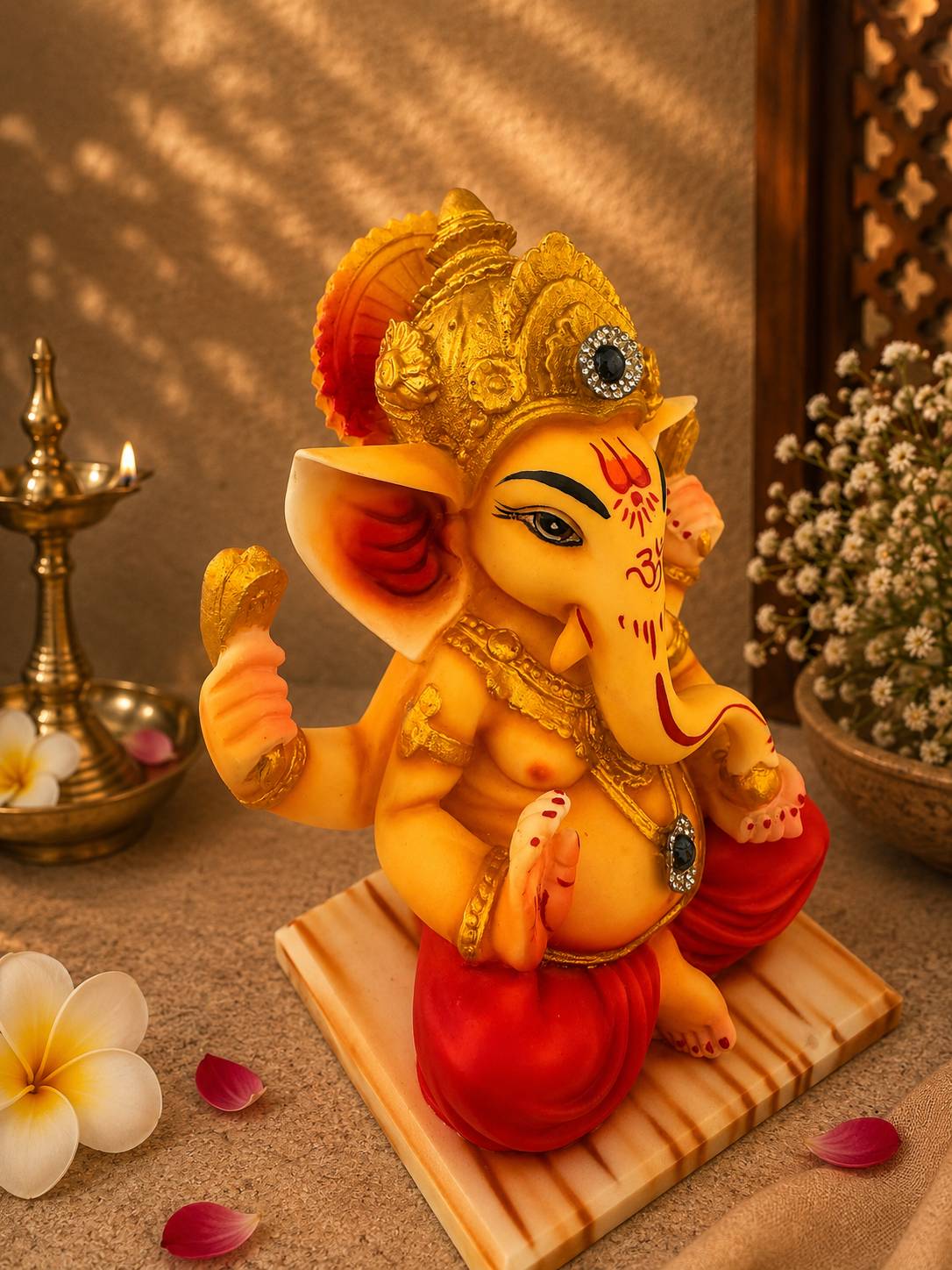 Resin Ganesha 10 Inch 10