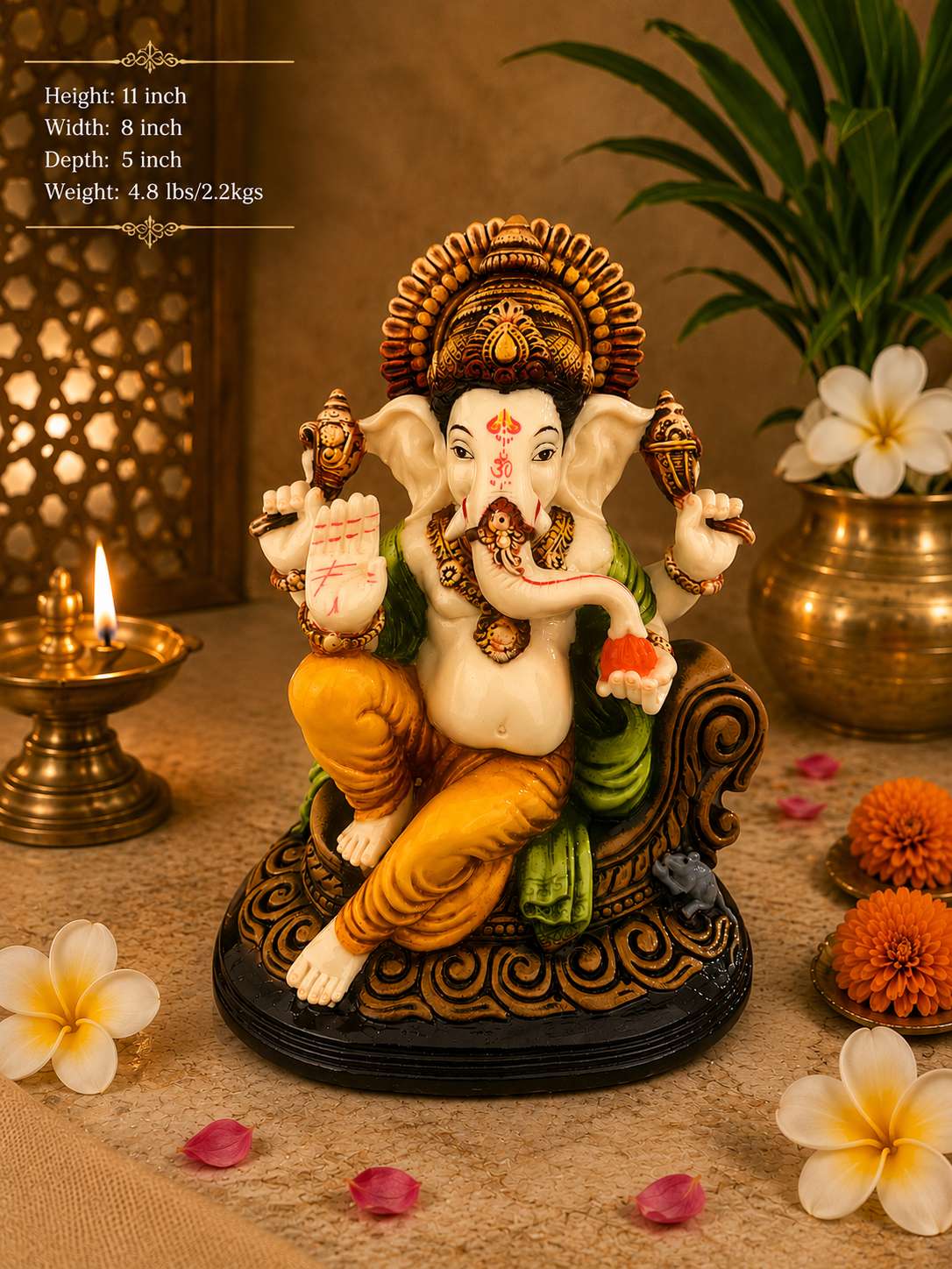 Resin Ganesha 11 Inch 1