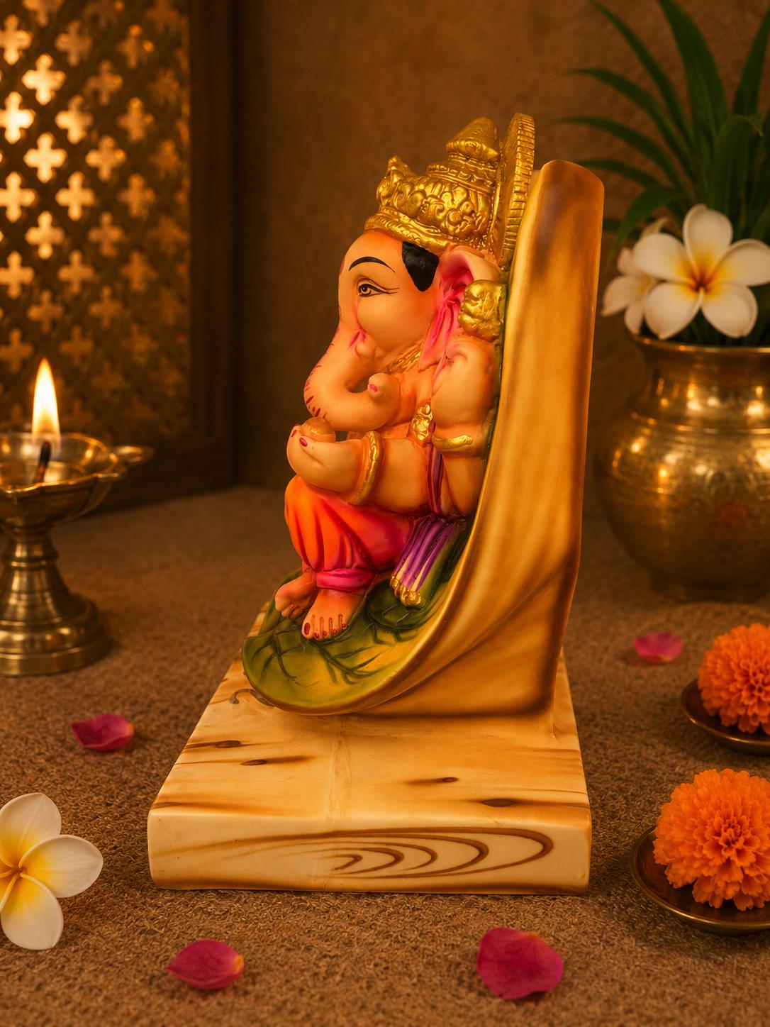 Resin Ganesha 11 Inch 5