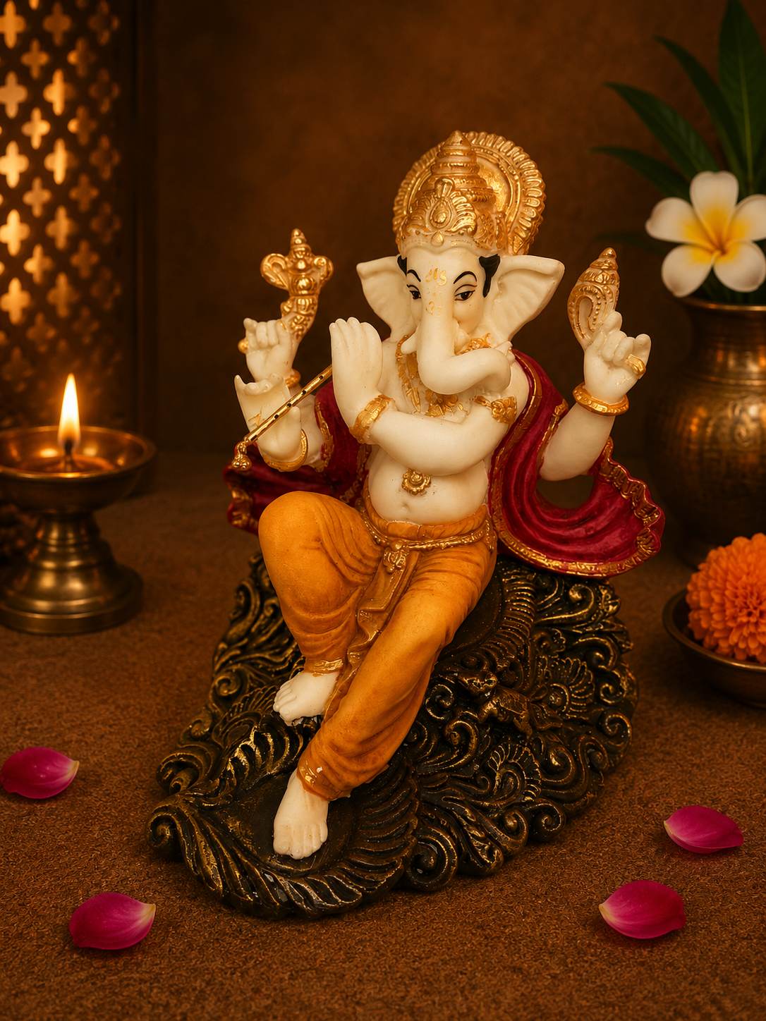 Resin Ganesha 10 Inch 6