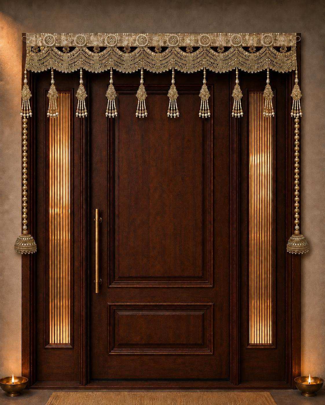 Golden Zari Door Toran 40"