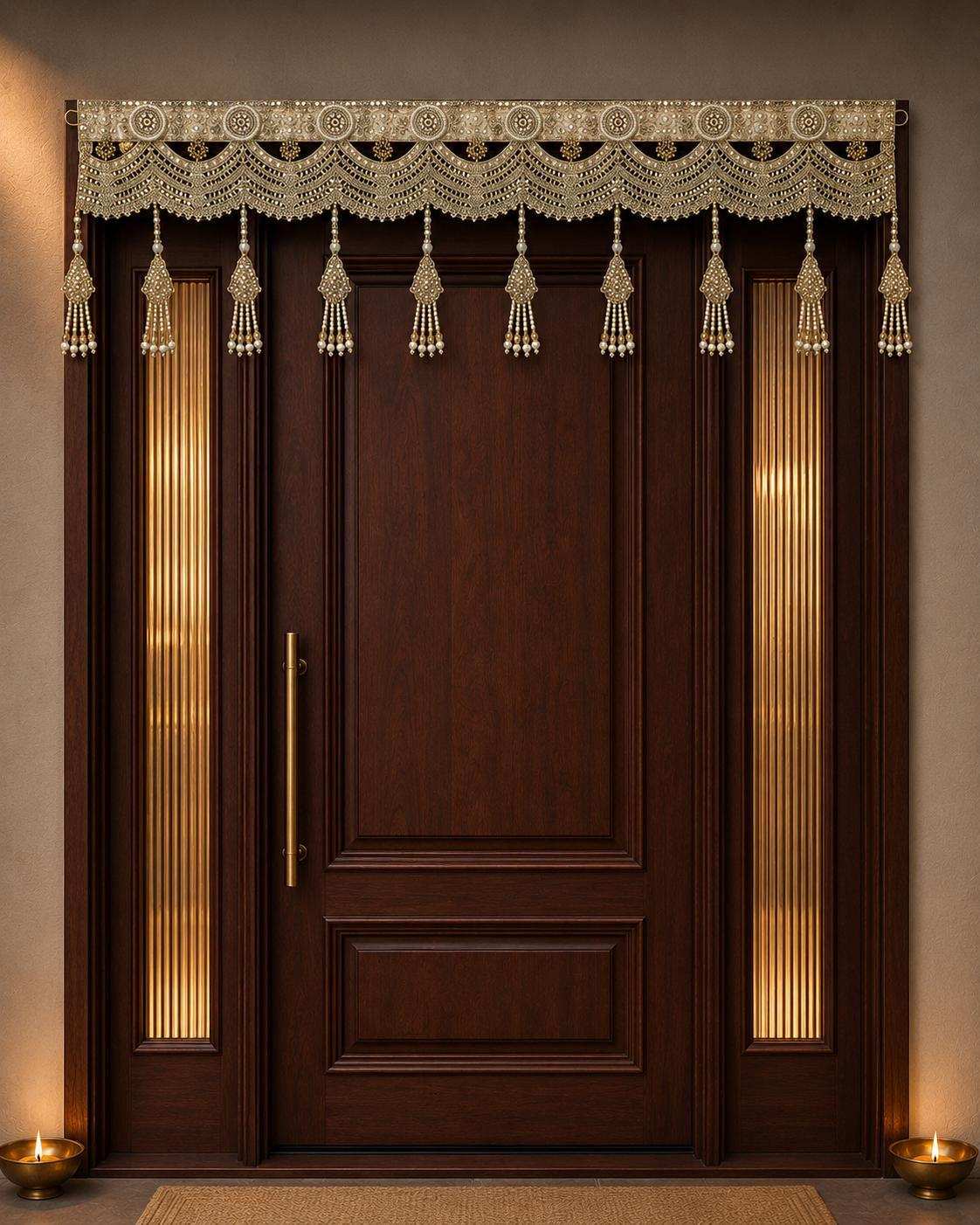 Golden Zari Door Toran 40"