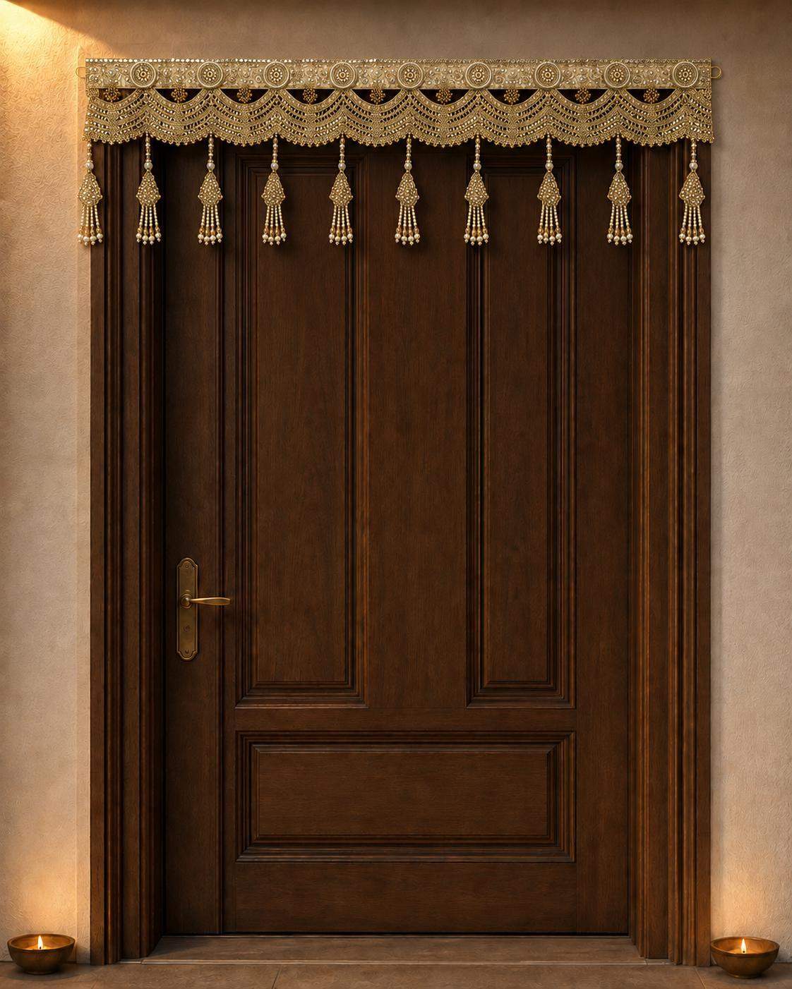 Golden Zari Door Toran 40"