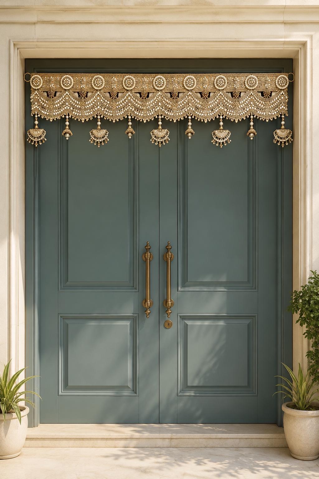 Golden Zari Door Toran 40"