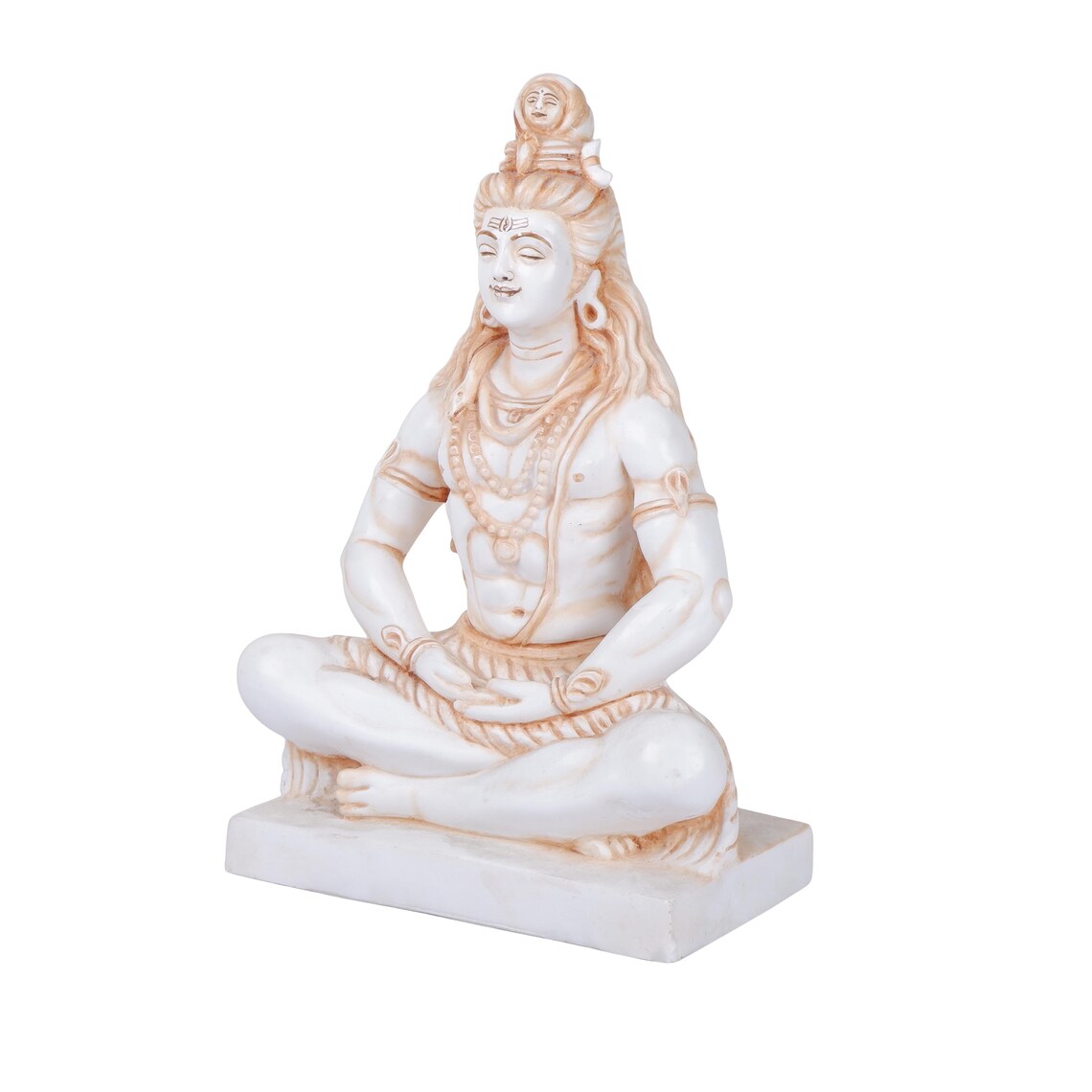 Pure Makrana Cultured Marble Shiva 14 Inch 5