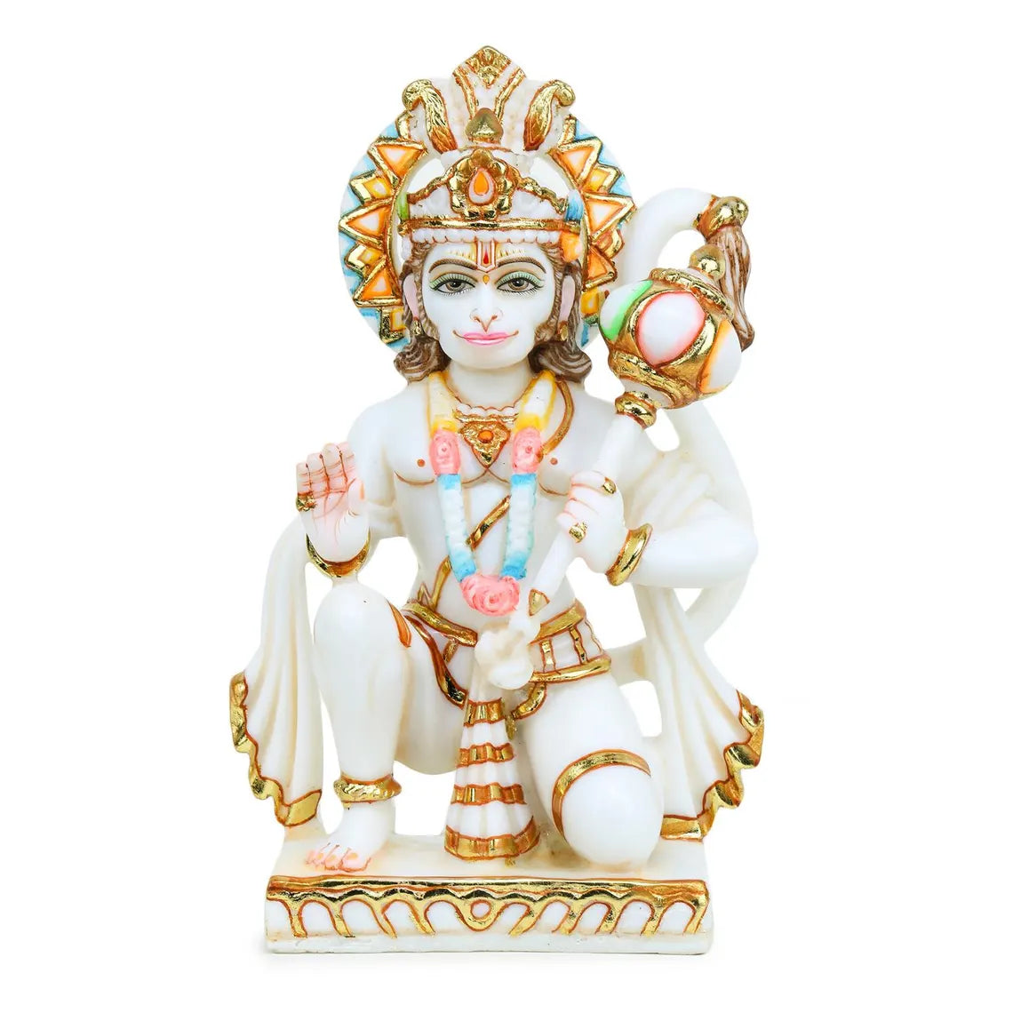Pure Makrana Cultured Marble Hanuman 15 Inch 6