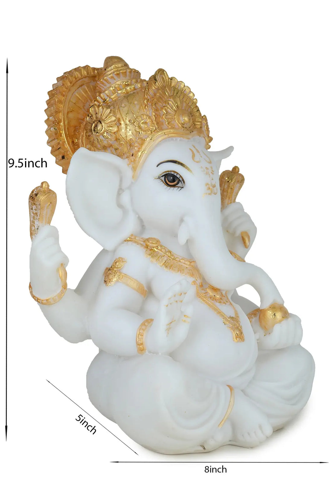 Resin Ganesha 9 Inch 1