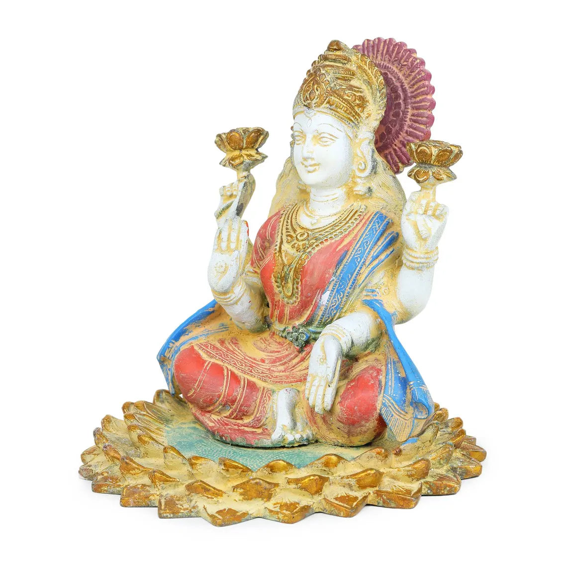 Brass Lakshmi 8 Inch 6