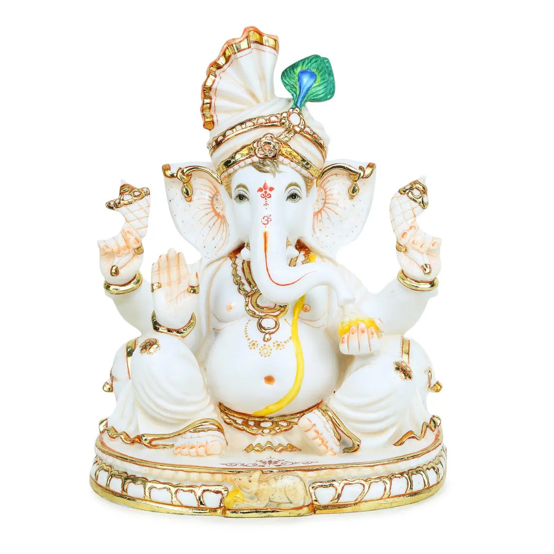 Pure Makrana Cultured Marble Ganesha 15 Inch 7