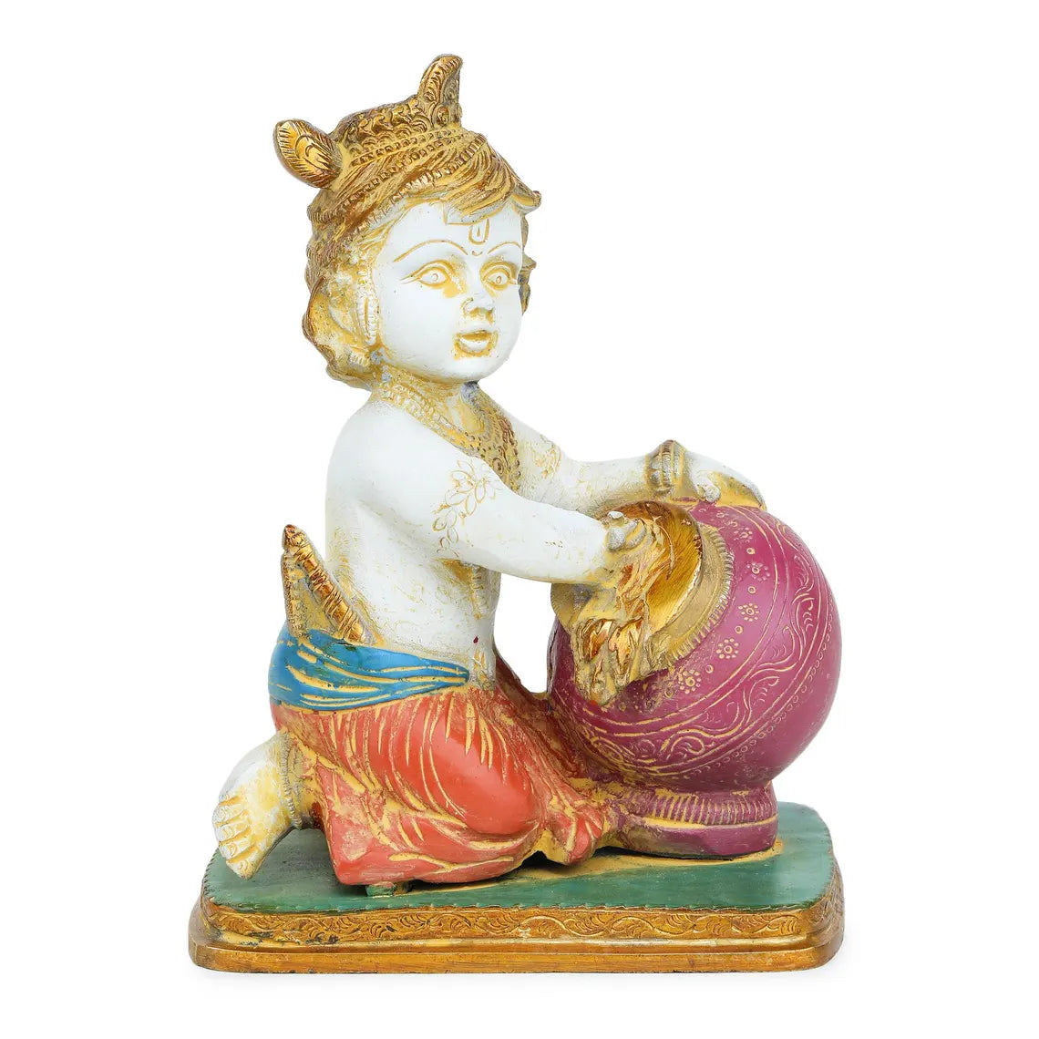 Brass Laddo Gopal 7 Inch 4