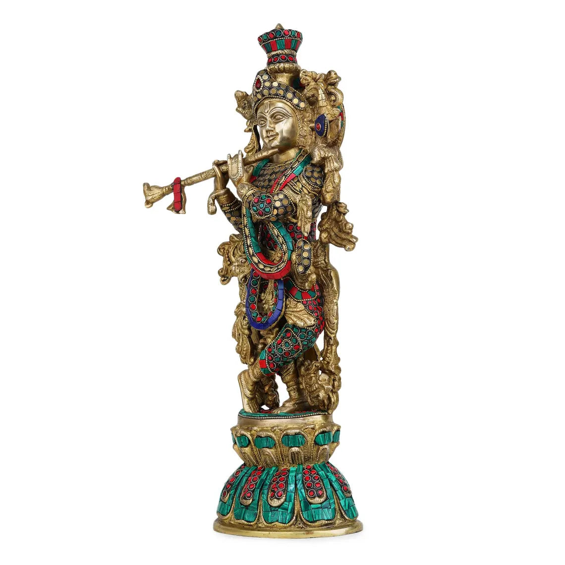 Brass Krishna 18 Inch 3