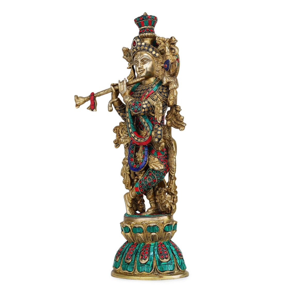 Brass Radha Rani 18 Inch 8
