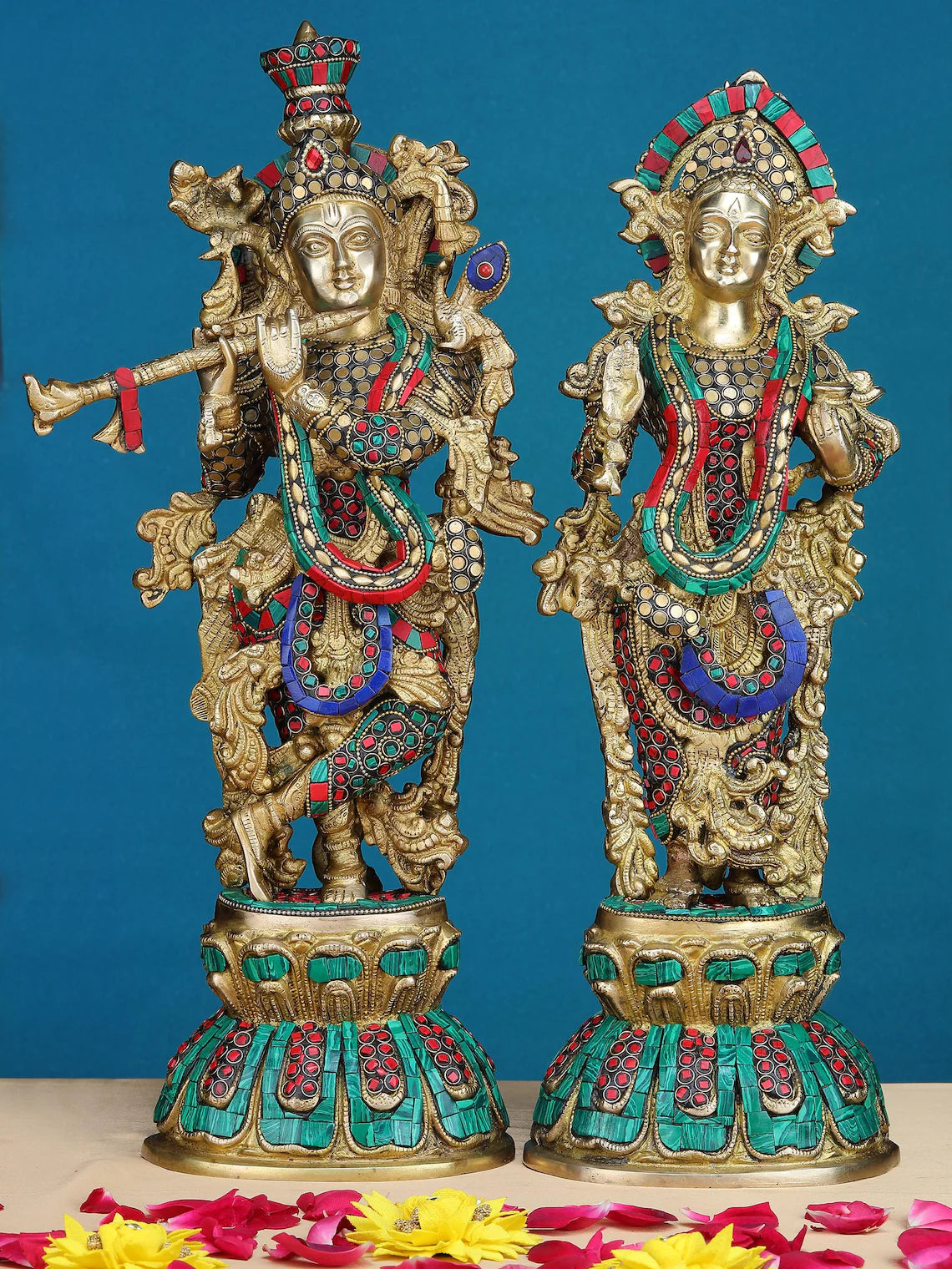 Brass Radha Rani 18 Inch 4