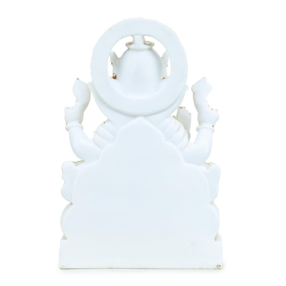 Pure Makrana Cultured Marble Ganesha 15 Inch Embossed 10