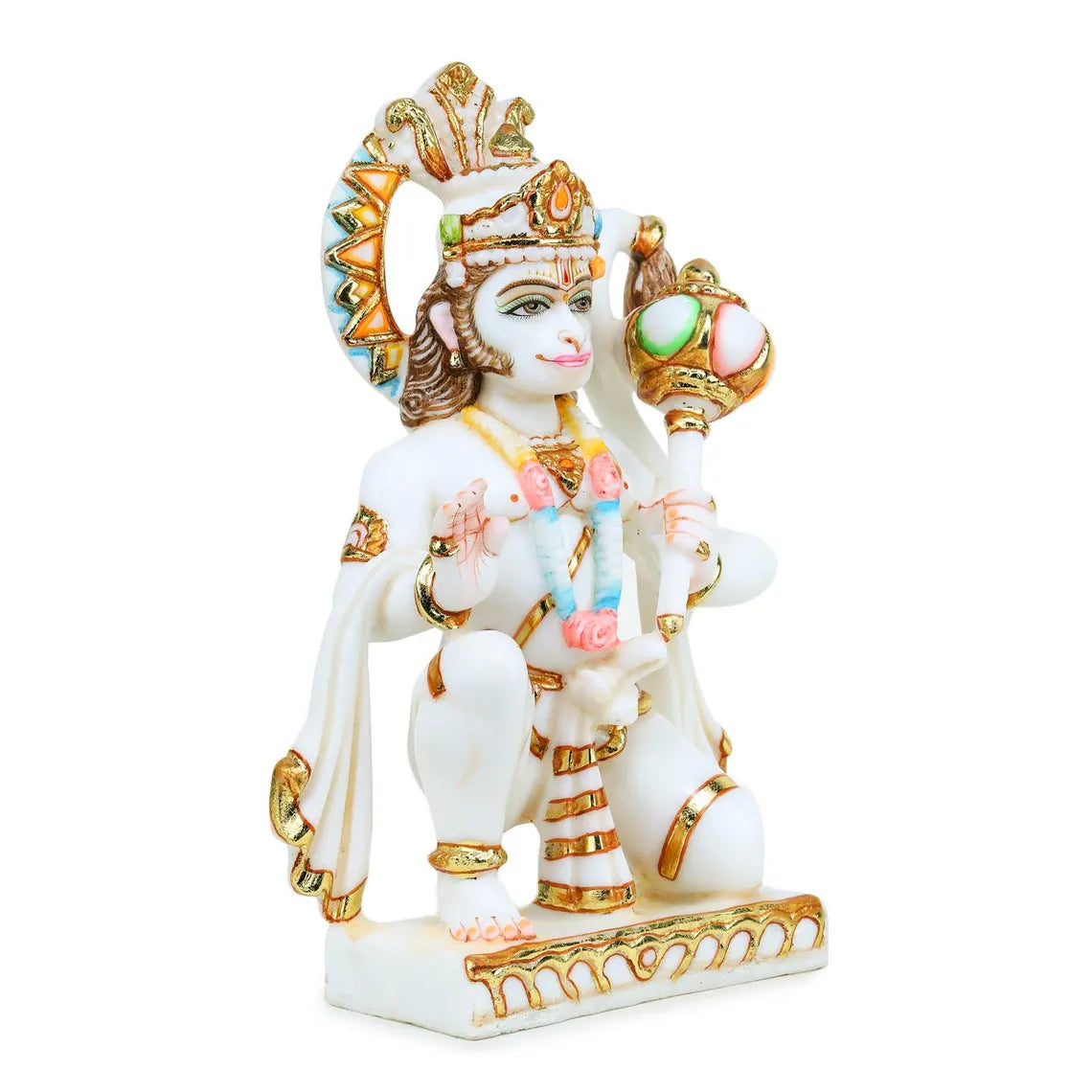 Pure Makrana Cultured Marble Hanuman 15 Inch 7