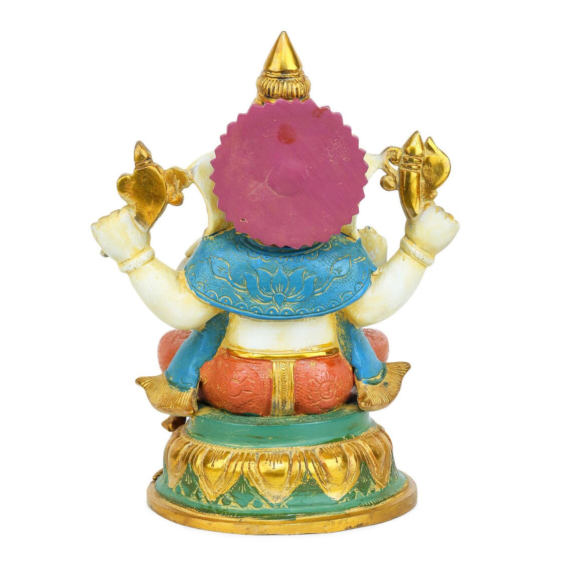 Brass Ganesha Lalitasana 12 Inch 3