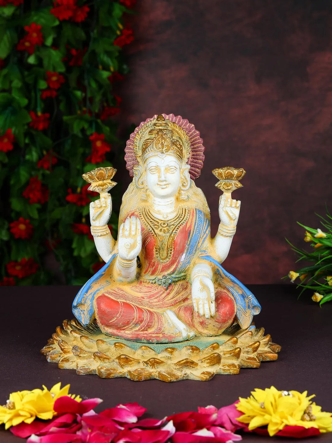 Brass Lakshmi 8 Inch 1
