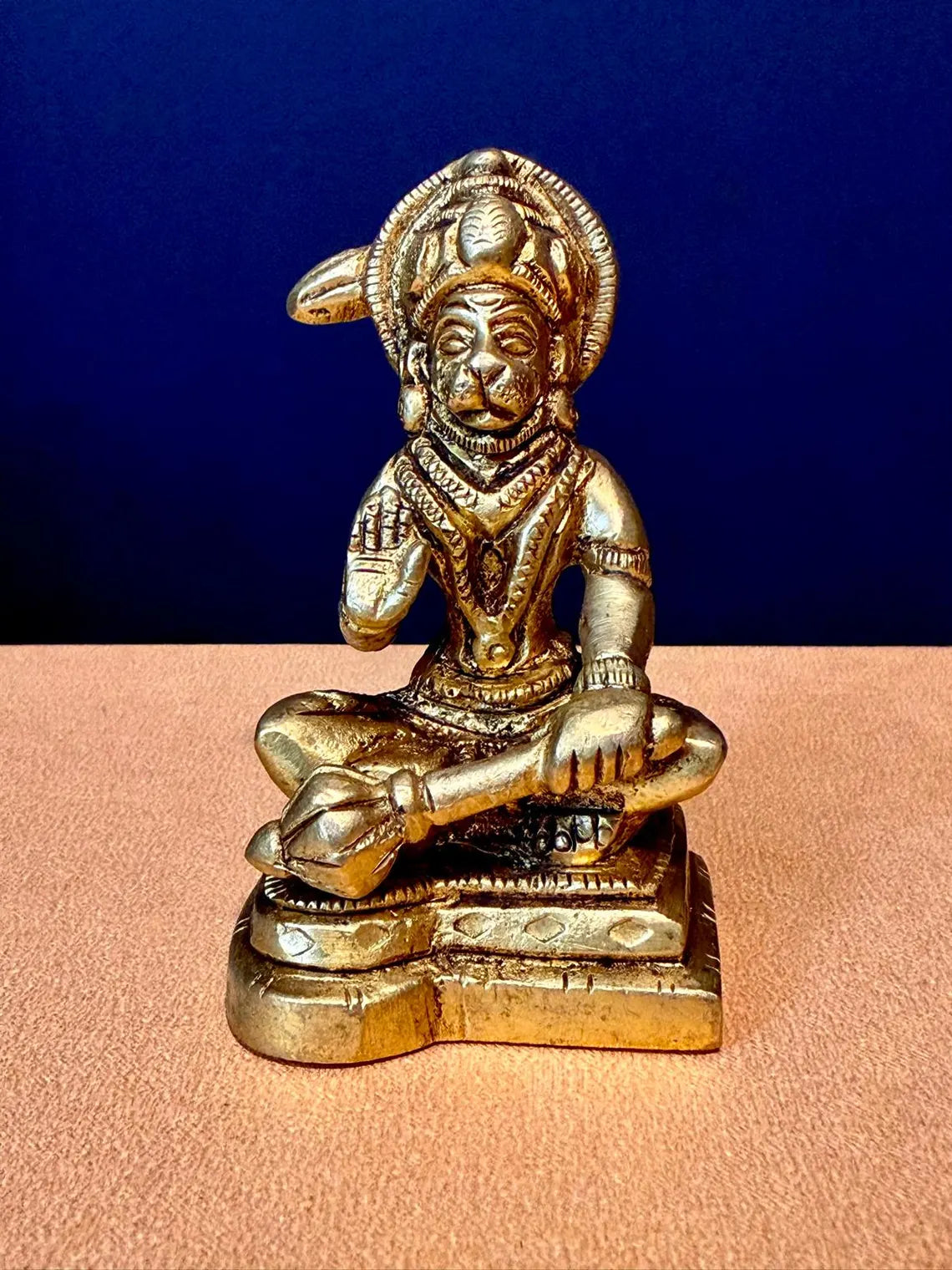 Brass Hindu God Goddess Statues Set Mataji Ganesha Sai Baba Krishna Durga 5-7 Inch 8
