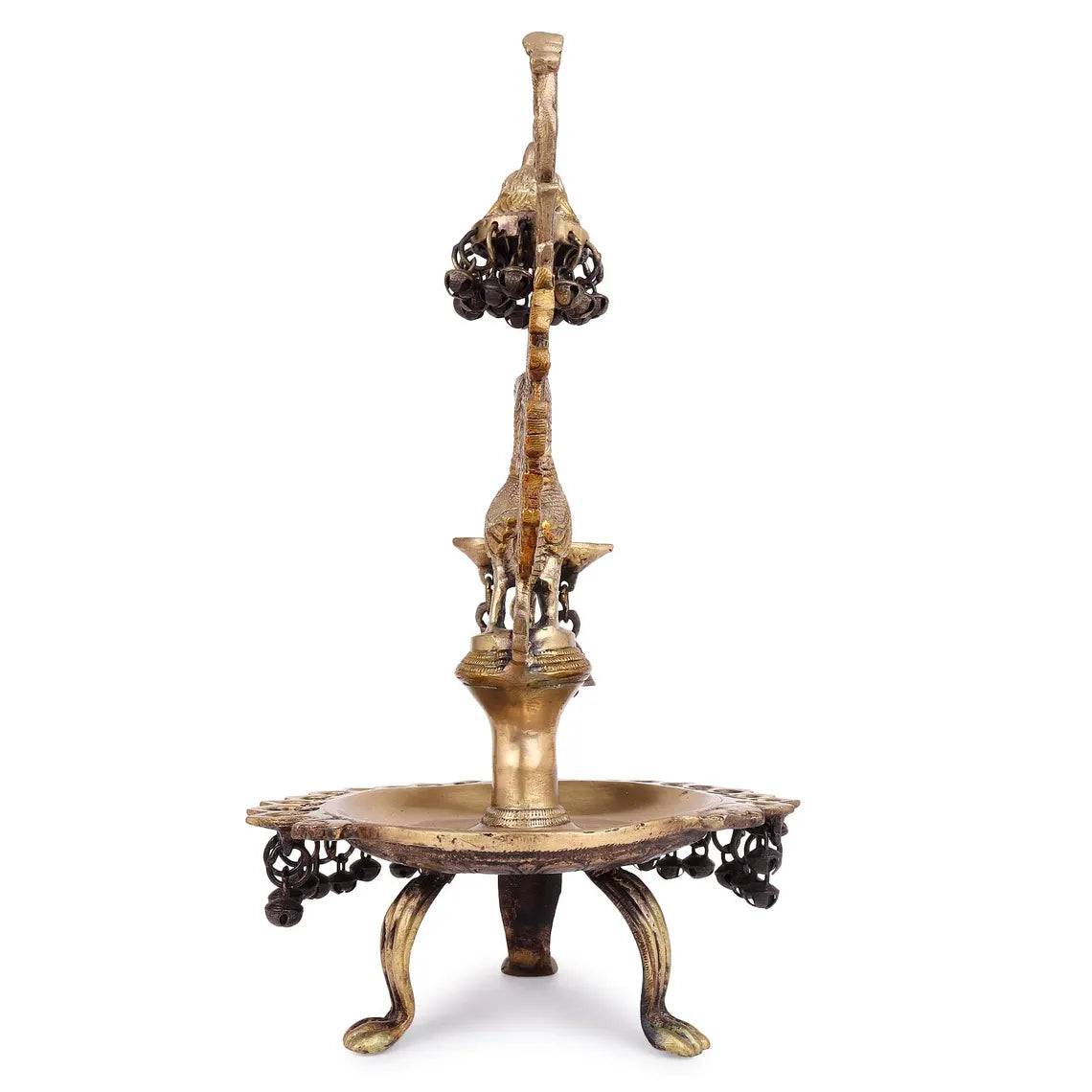 Brass Peacock Urli 16 Inch 5