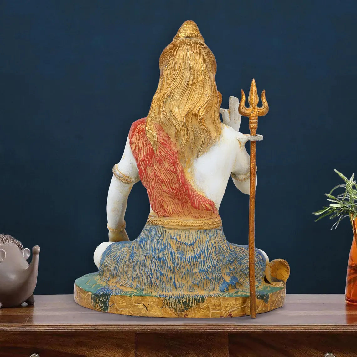 Brass Shiva 9 Inch 4