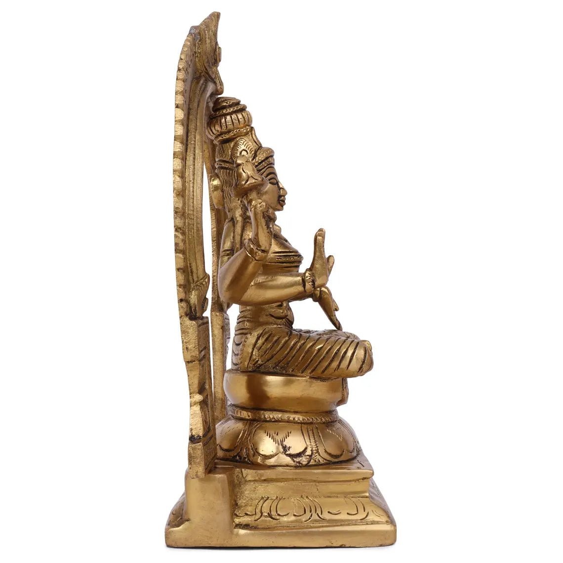 Brass Lakshmi Ganesha Statue Set 9 Inch 5