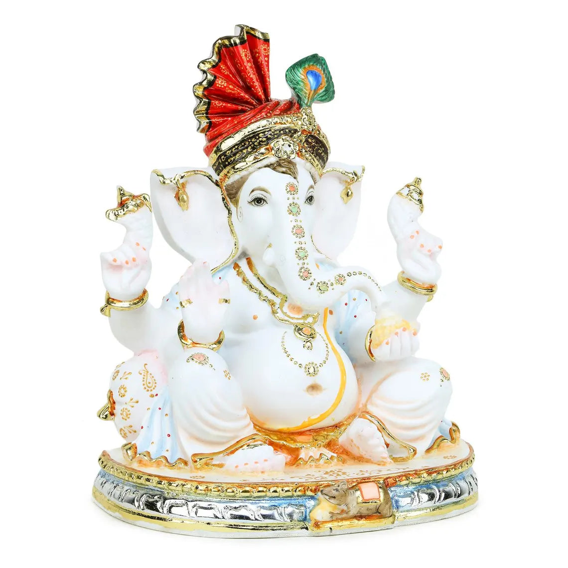 Pure Makrana Cultured Marble Ganesha 15 Inch 4
