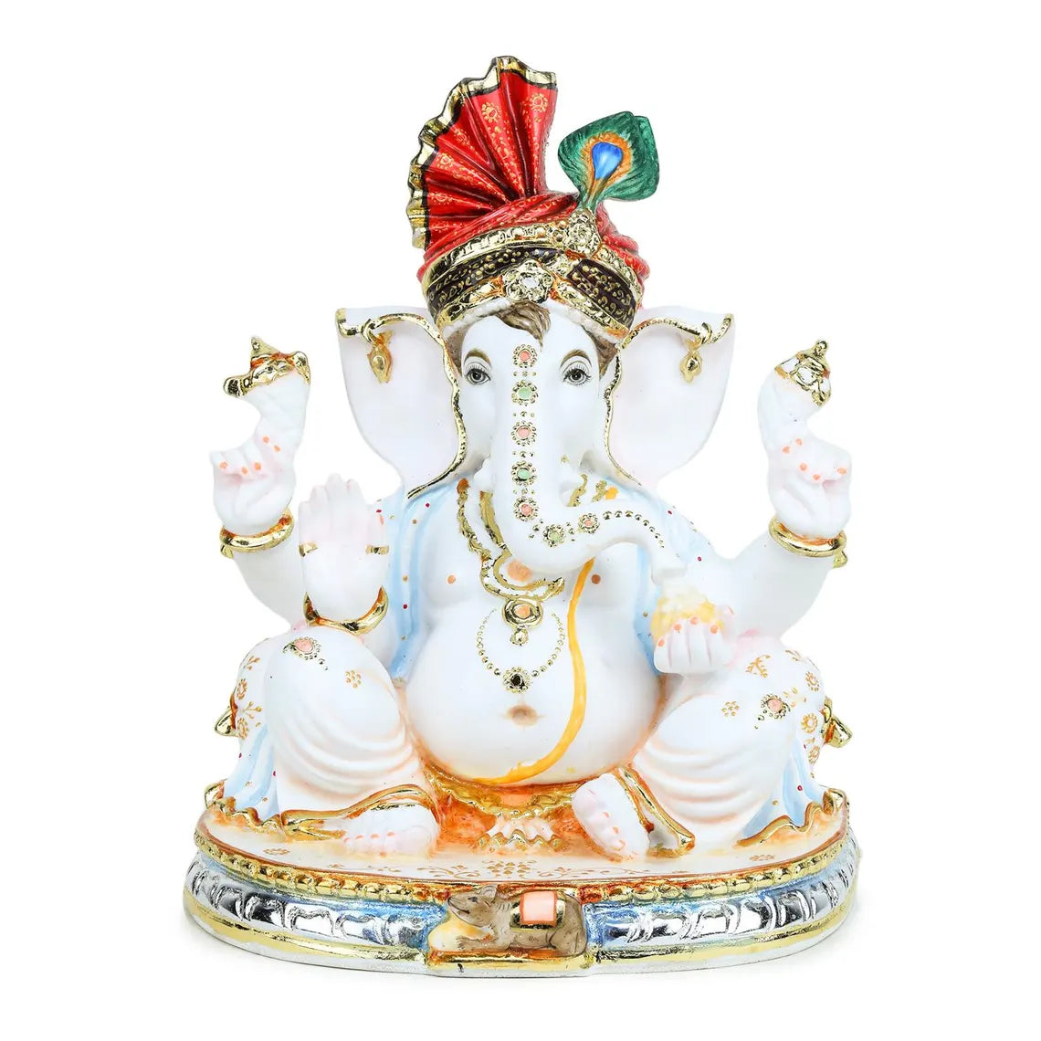 Pure Makrana Cultured Marble Ganesha 15 Inch 2