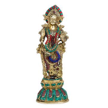 Brass Radha Rani 18 Inch 1