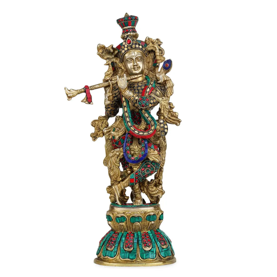 Brass Krishna 18 Inch 1