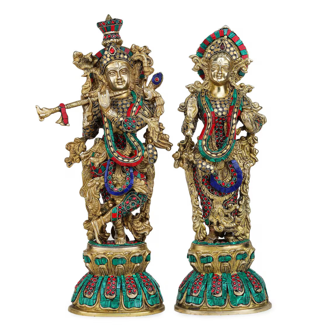 Brass Radha Rani 18 Inch 5