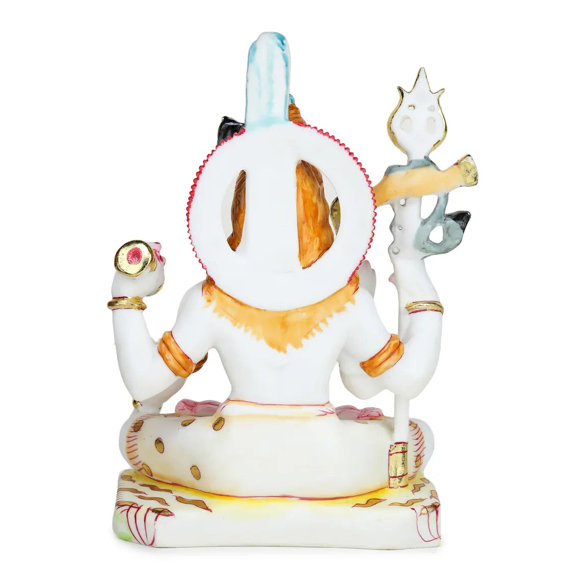 Pure Makrana Cultured Marble Shiva Statue 12 Inch 10
