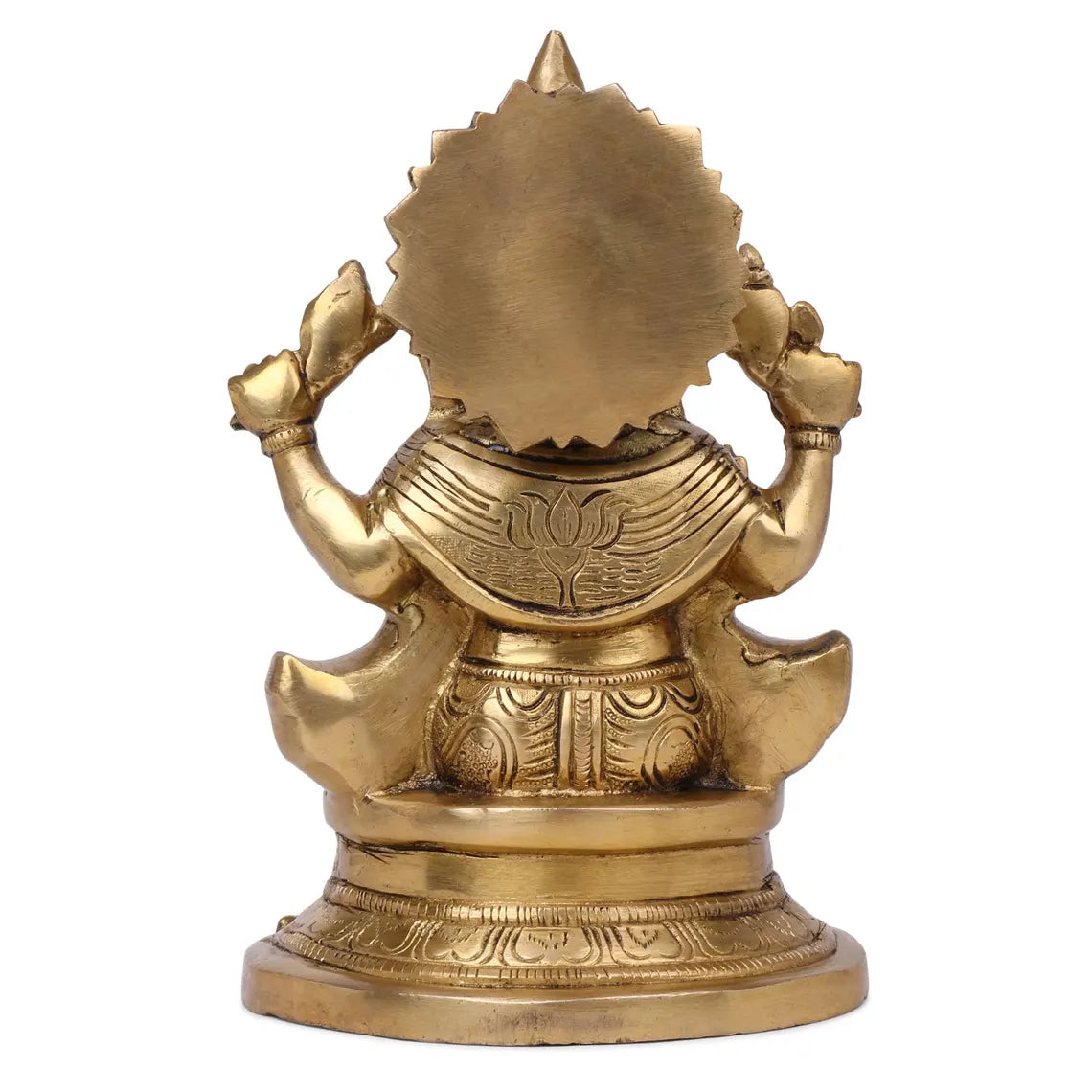 Brass Ganesha 8.5 Inch 7