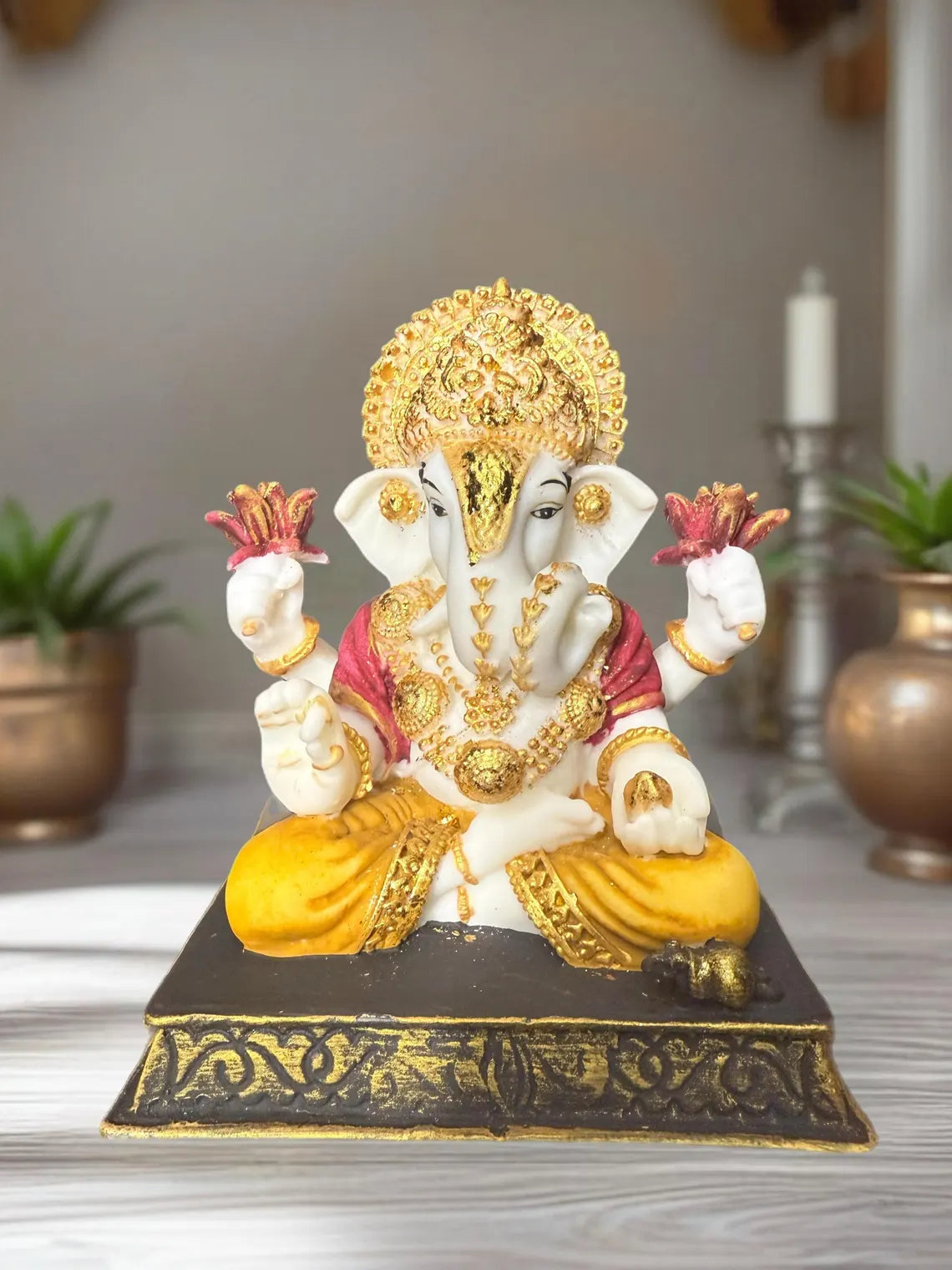 Resin Ganesha 6 Inch 4