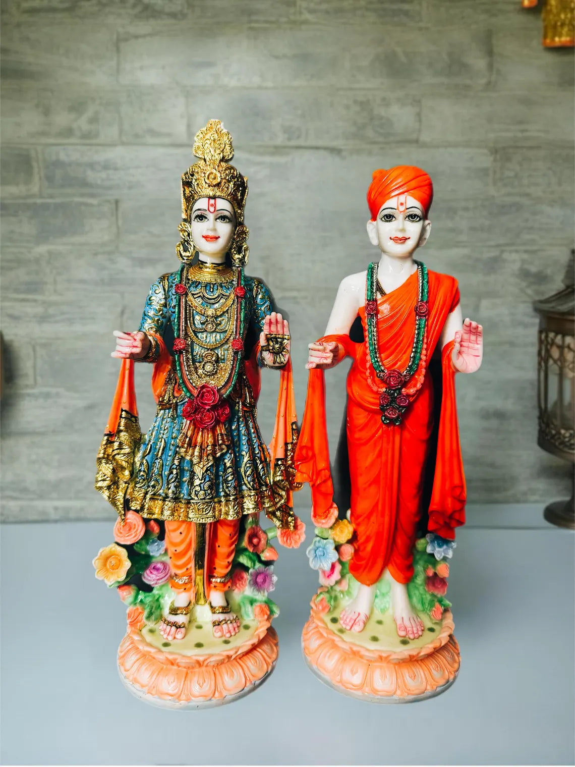 Pure Makrana Cultured Marble Swaminarayan 12 Inch 3