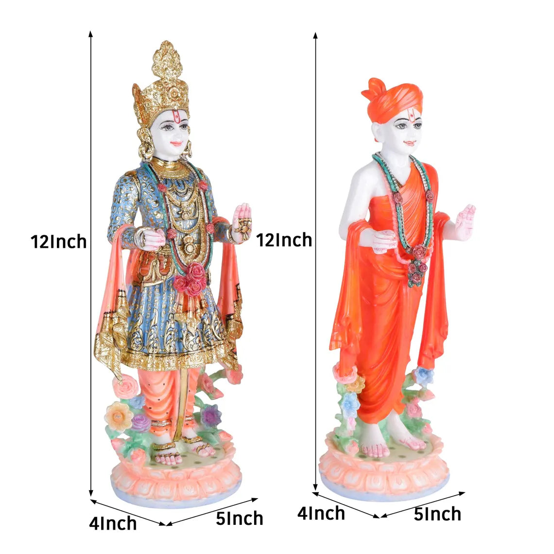 Pure Makrana Cultured Marble Swaminarayan 12 Inch 2