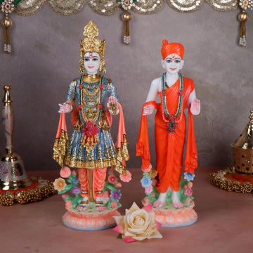 Pure Makrana Cultured Marble Swaminarayan 12 Inch 1