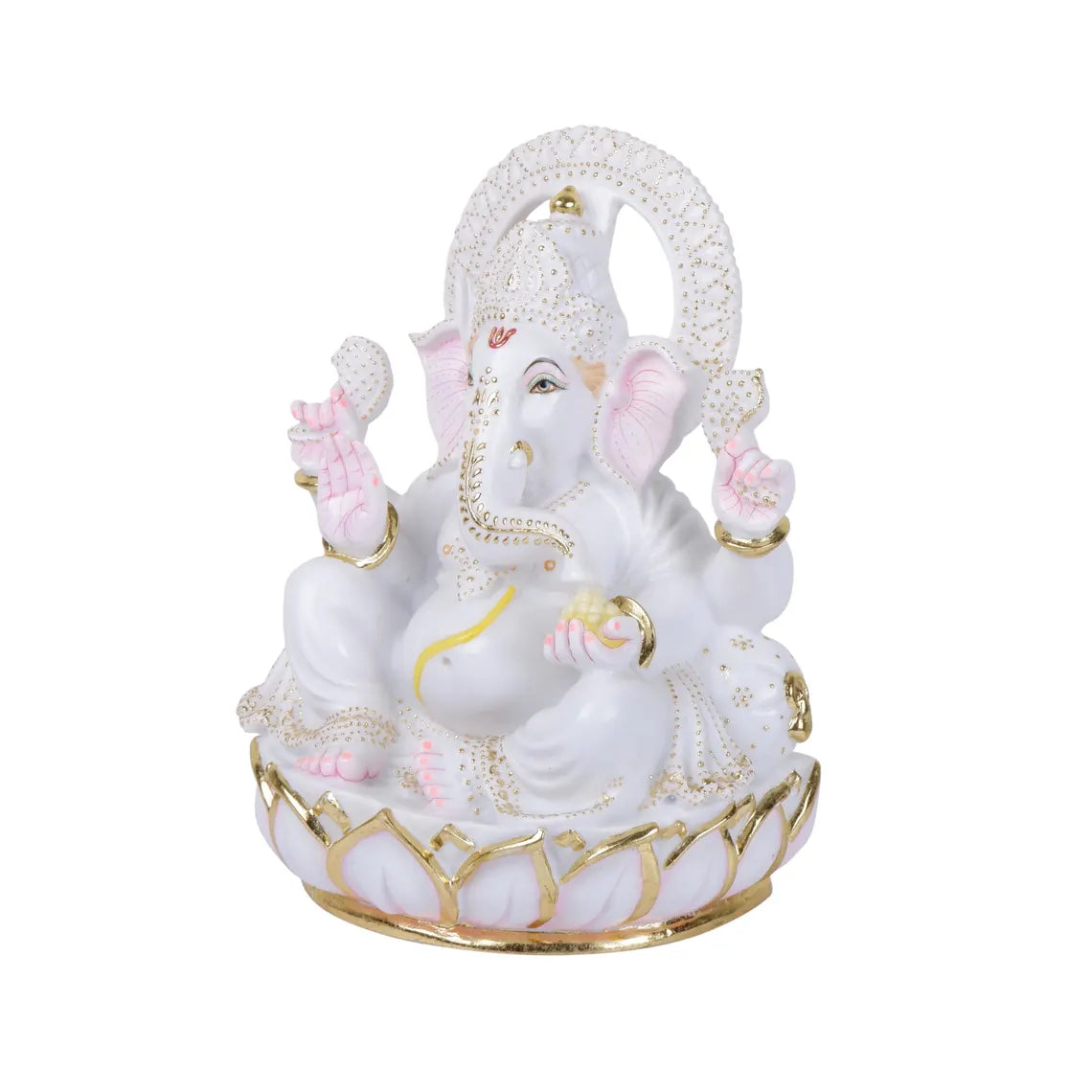 Pure Makrana Cultured Marble Ganesha 12 Inch 2