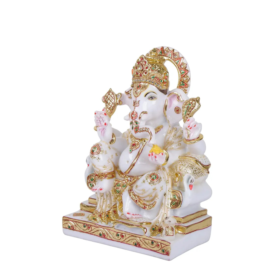 Pure Makrana Cultured Marble Ganesha 15 Inch 5