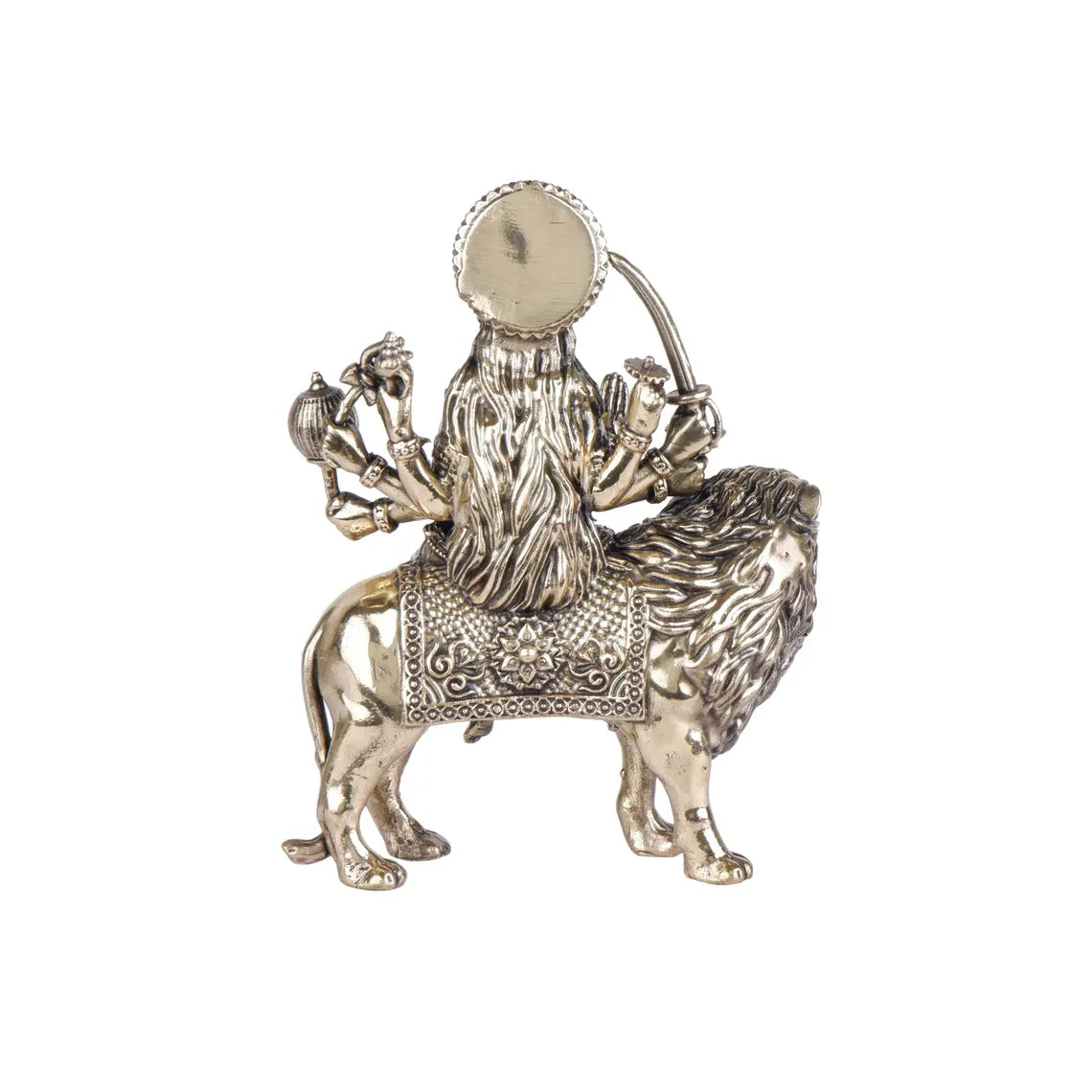 Brass Maa Durga Statue 5 Inch 4