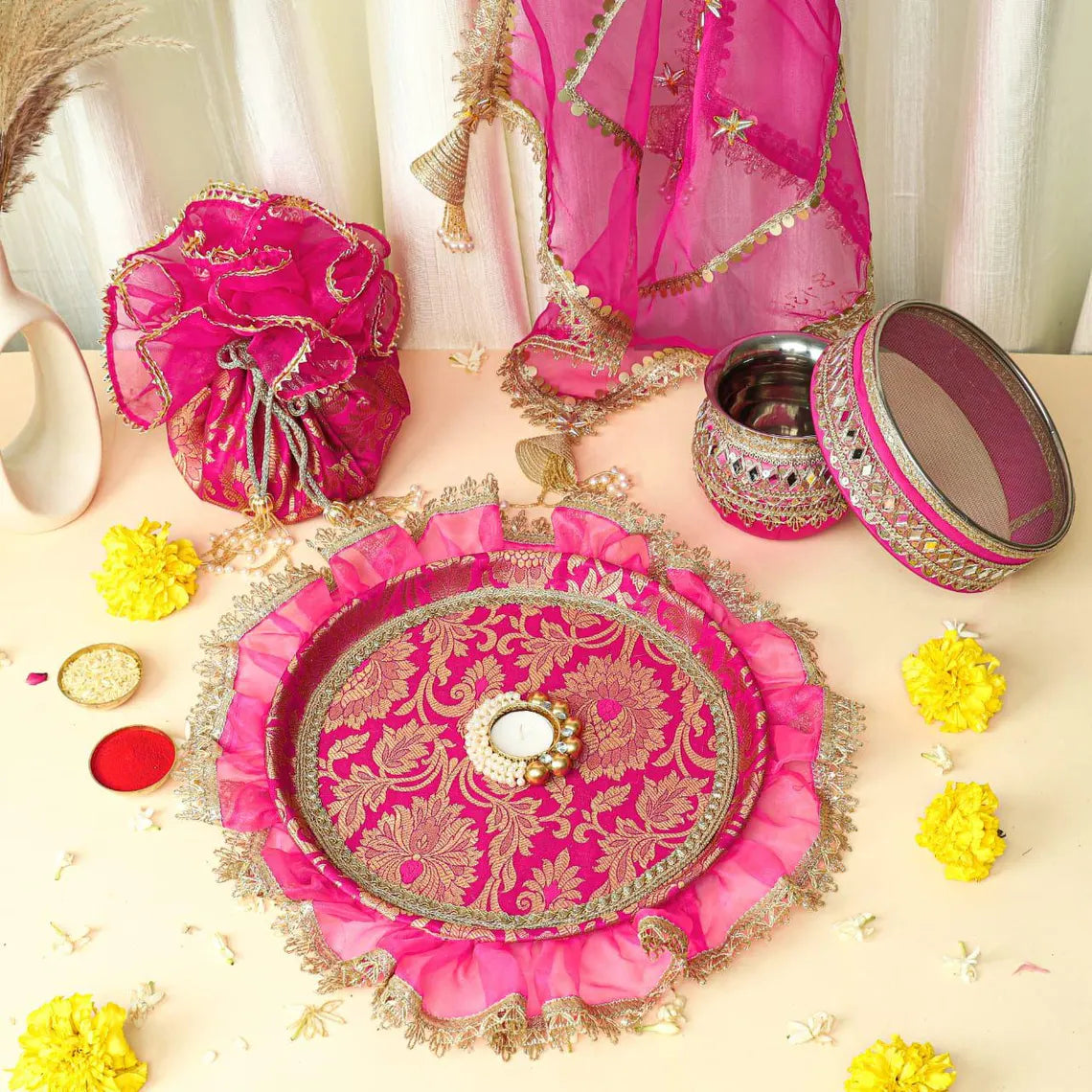 Karwa Thali Set - Gotta