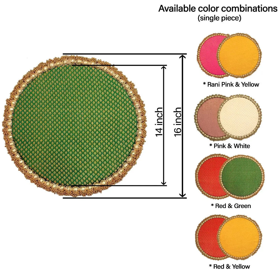 Fabric Patola Platter Mat 4