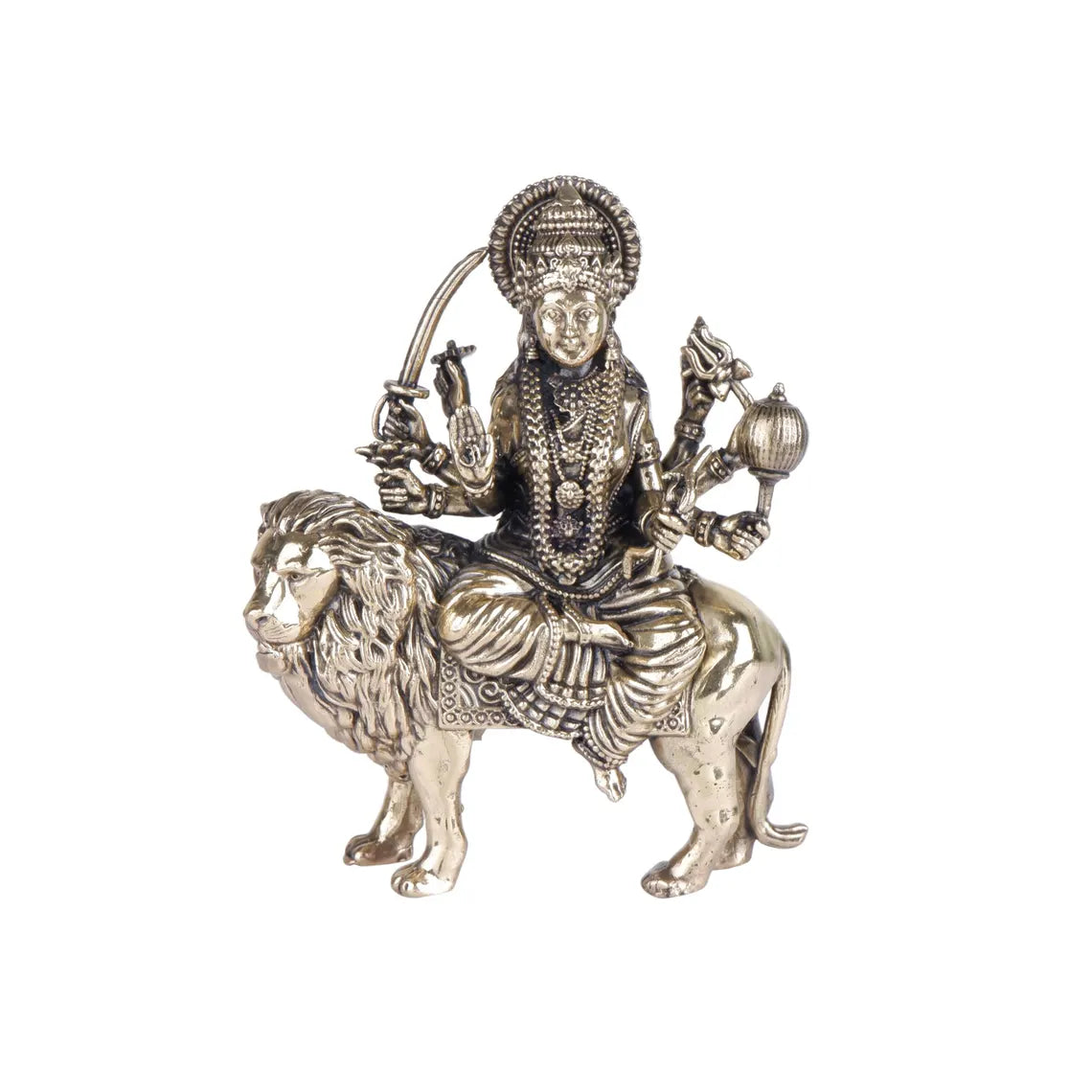 Brass Maa Durga Statue 5 Inch 6