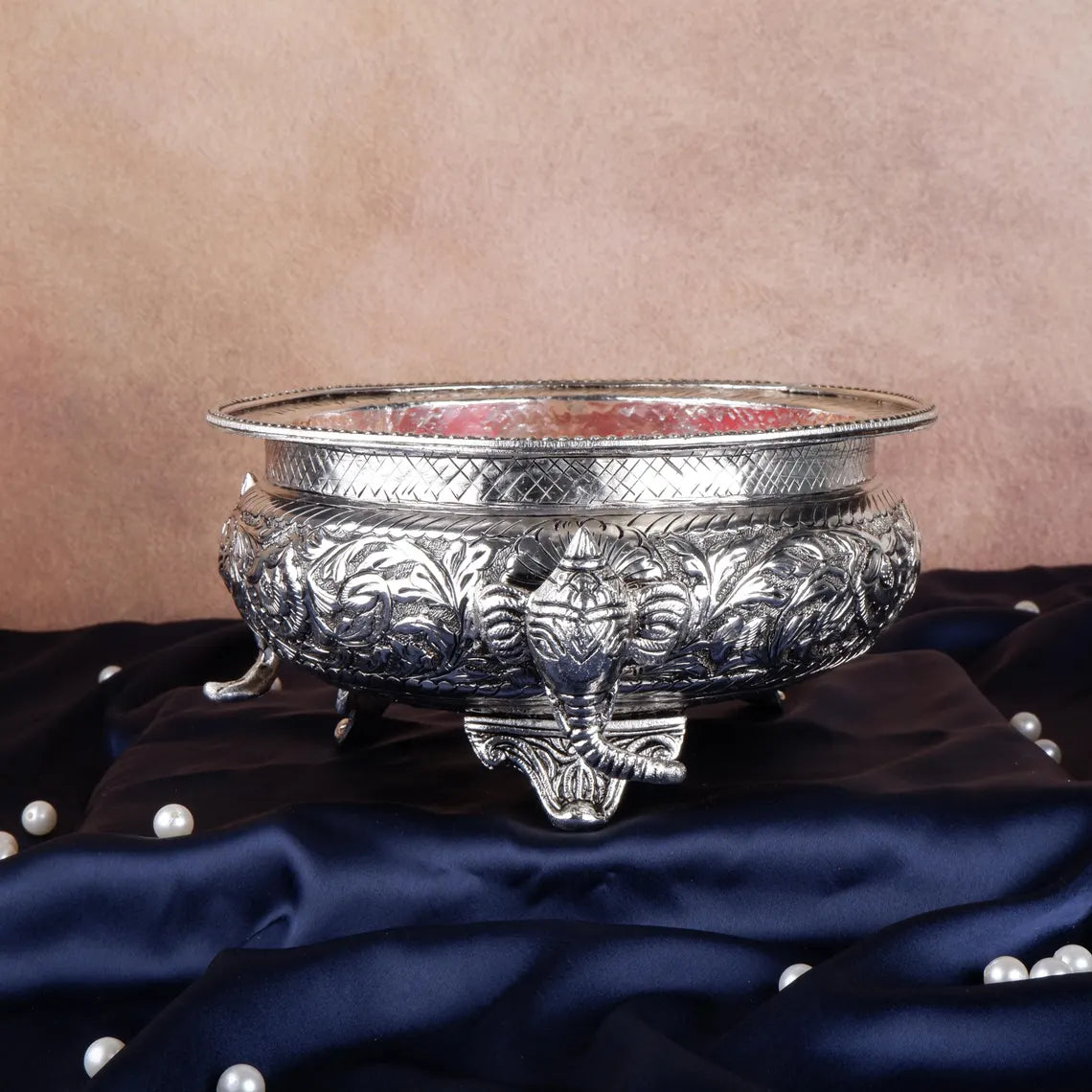 German Silver Urli Bowl 8 Inch 3
