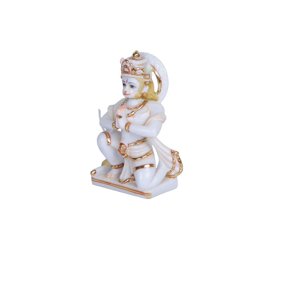 Pure Makrana Cultured Marble Ram Darbar Statue 9
