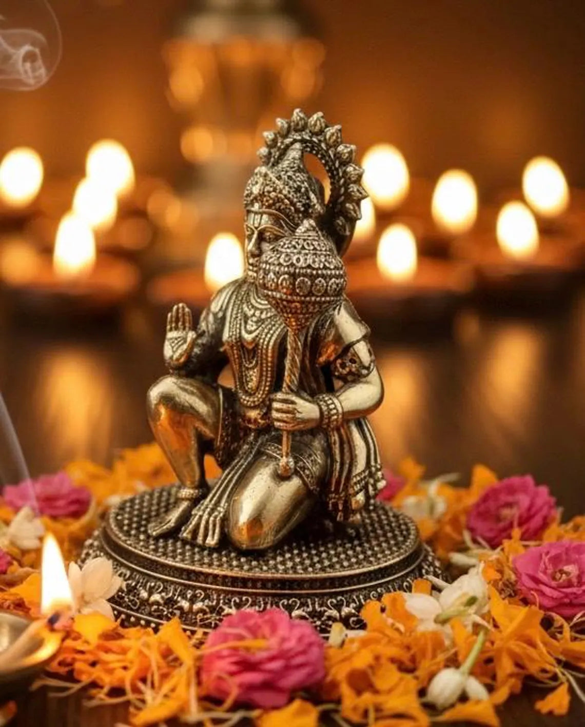 Brass Hanuman 3.5 Inch 3