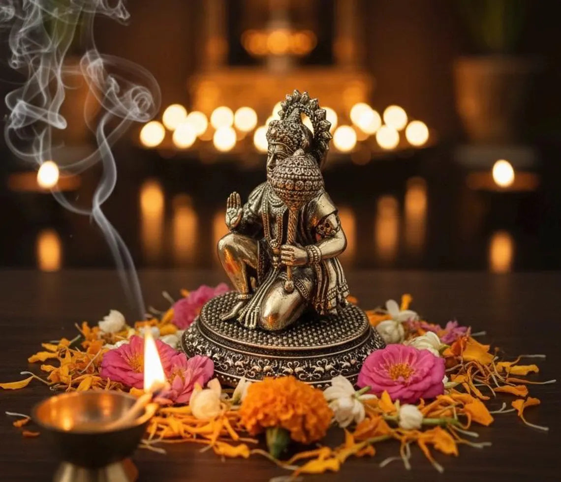 Brass Hanuman 3.5 Inch 5